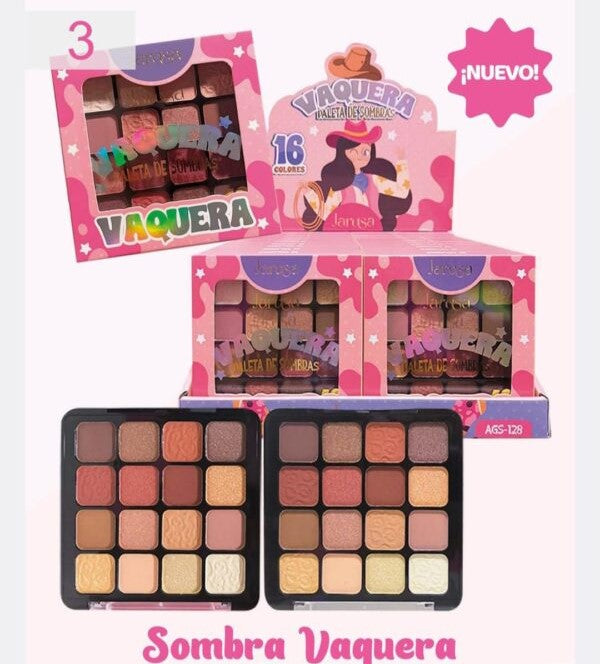 Paleta de sombras Vaquera